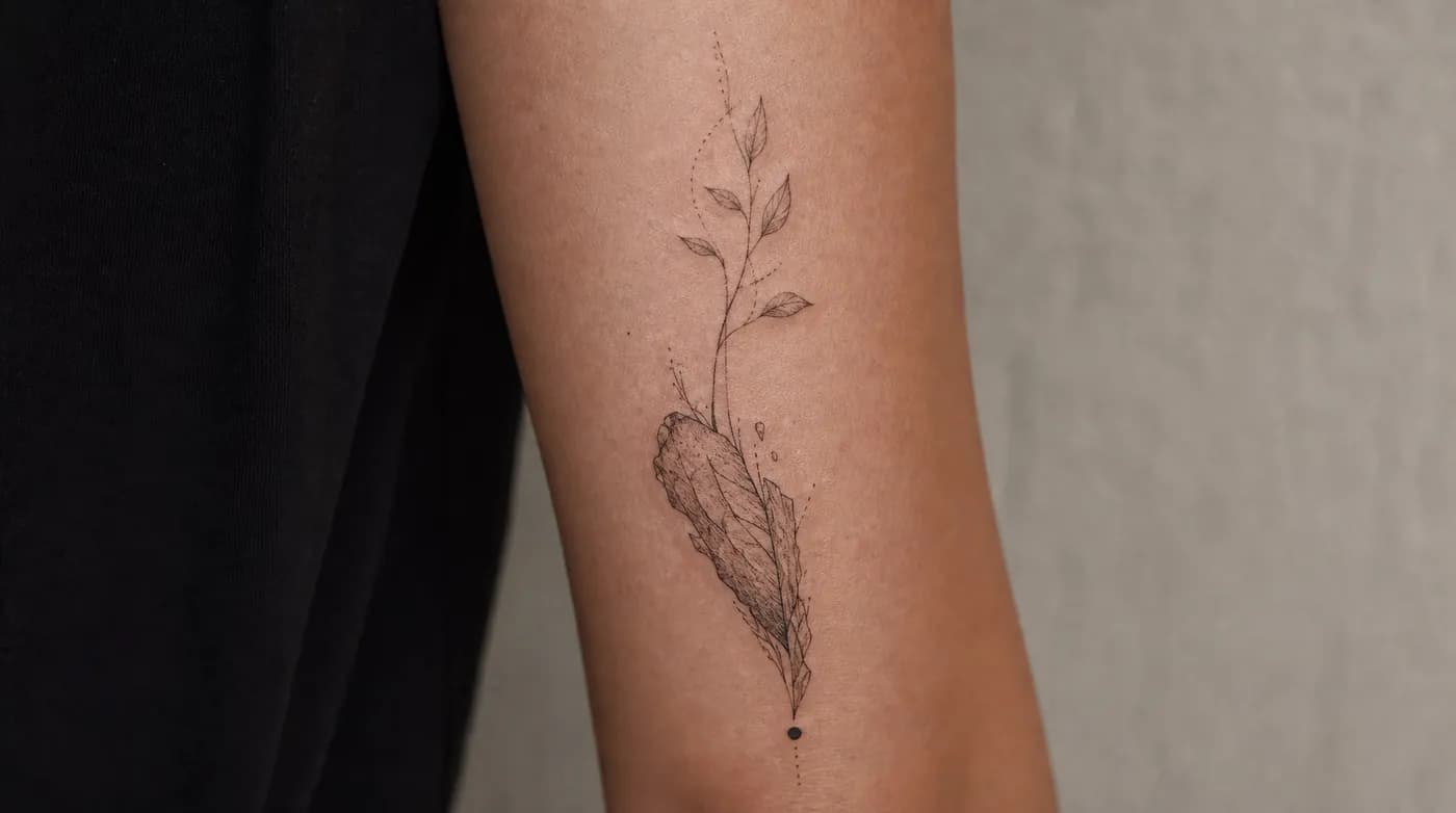 Example tattoo design generated with the Tattoo Idea Generator