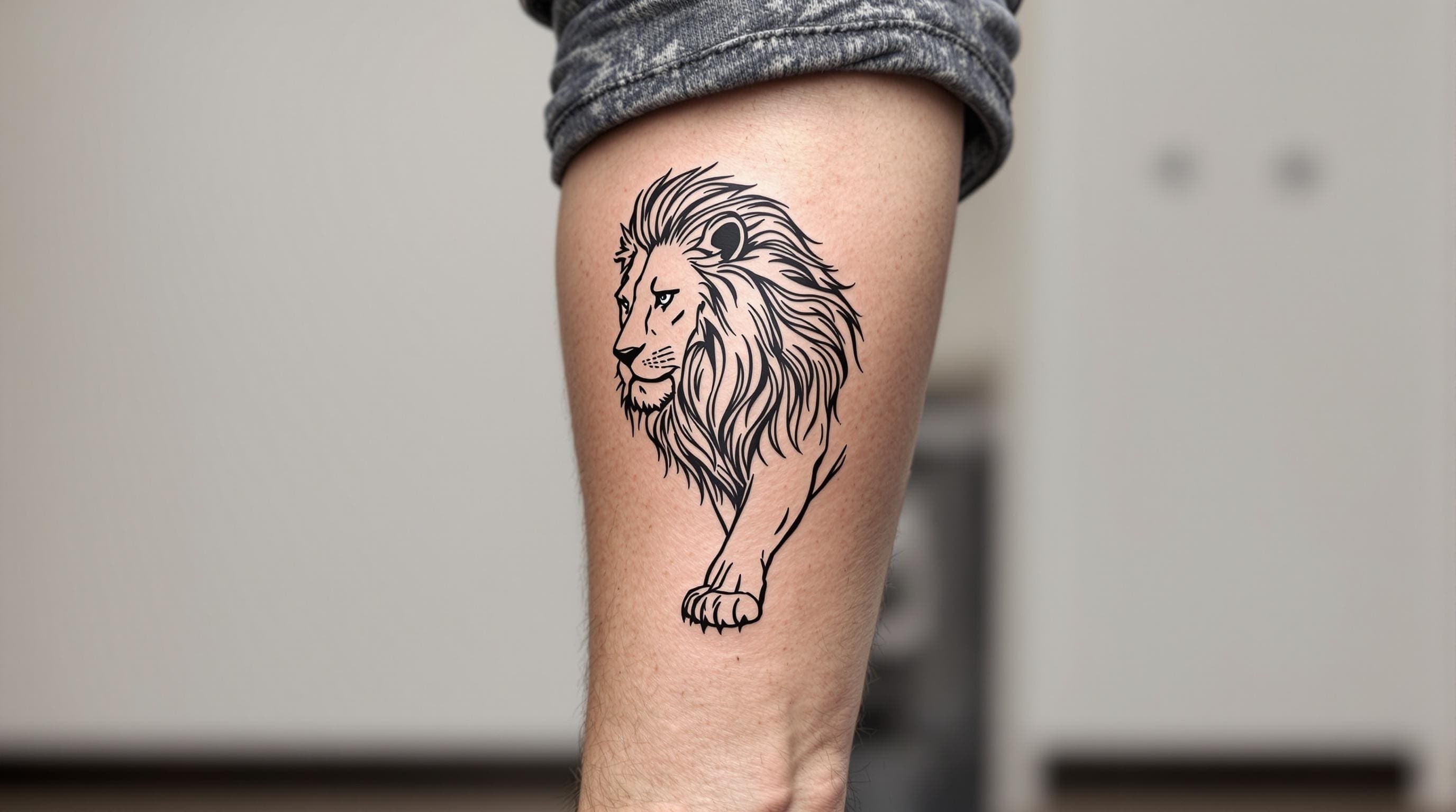 Lion tattoo design