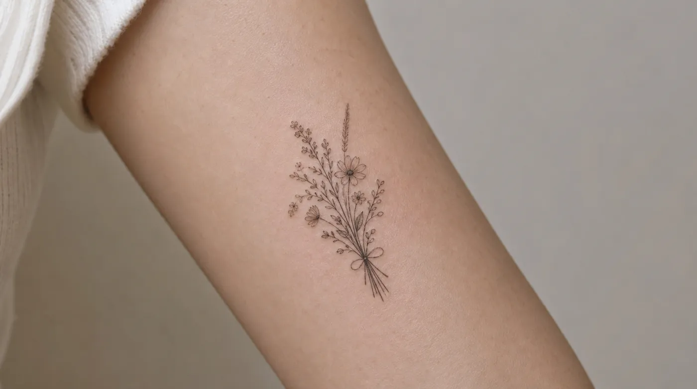 Example tattoo design generated with the AI Tattoo Generator
